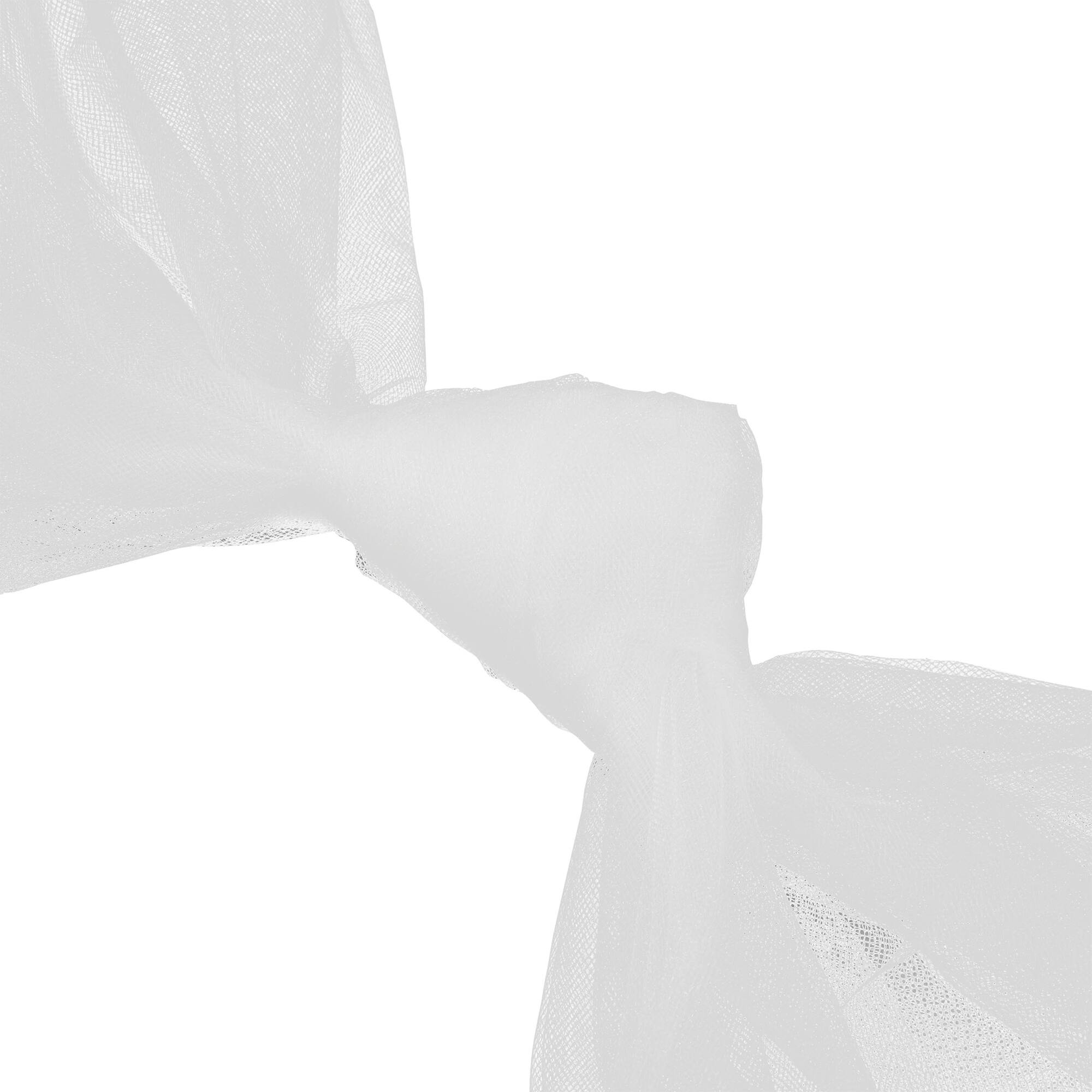 Wyla Bright White Shiny Tulle